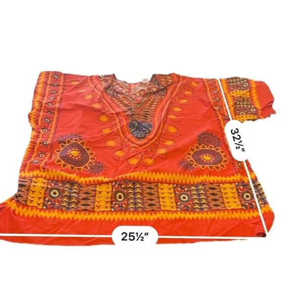 Men's Spirit Halloween Shirt L/XL Red Yellow costume - Picture 4 of 6